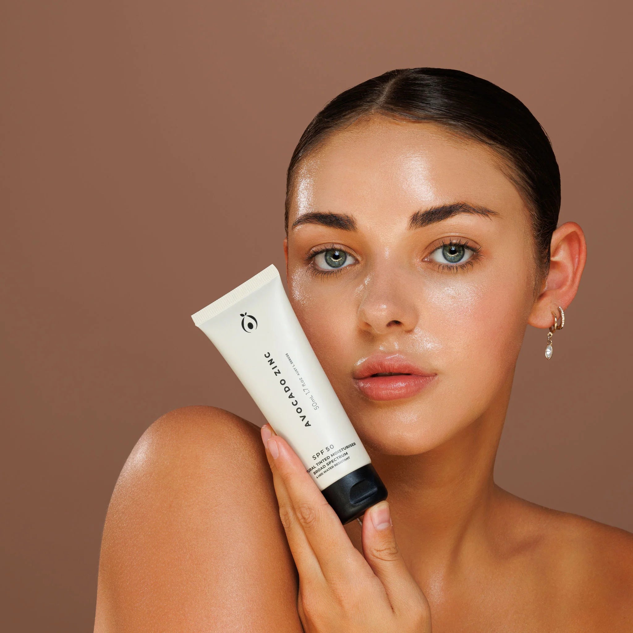 SPF 50 Natural Tinted Moisturiser - Light-Medium