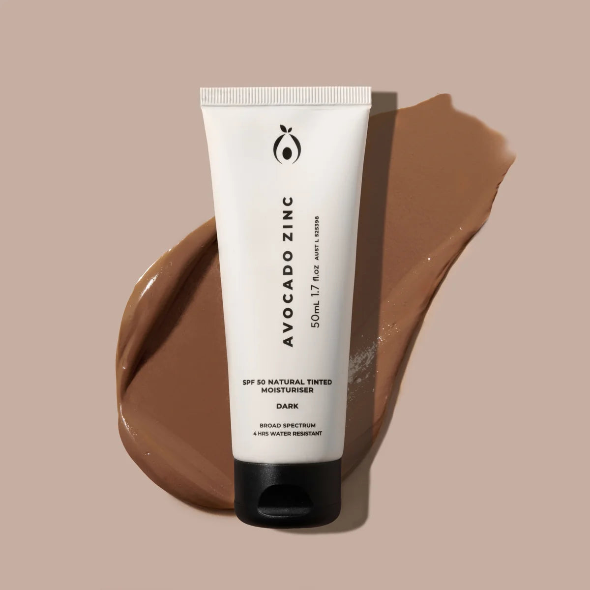 SPF 50 Natural Tinted Moisturiser - Dark