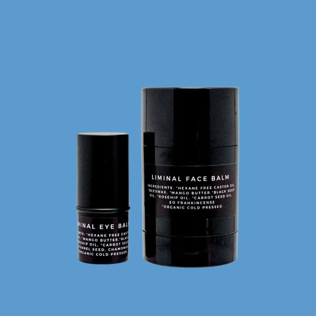 Product photo of face balm and eye balm