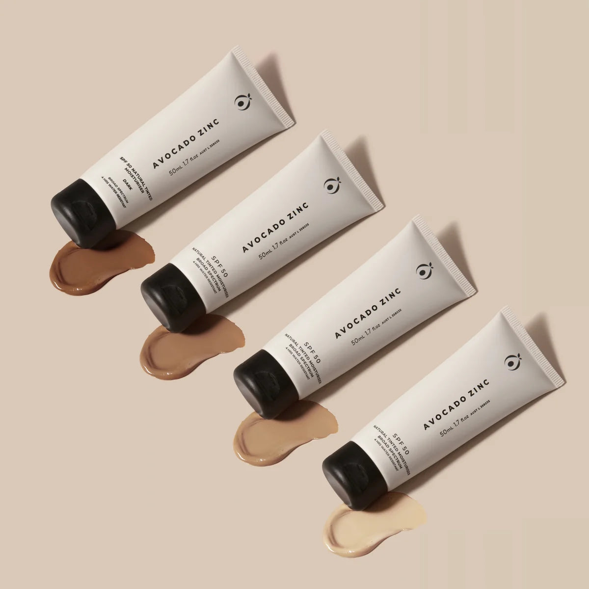 SPF 50 Natural Tinted Moisturiser - Dark