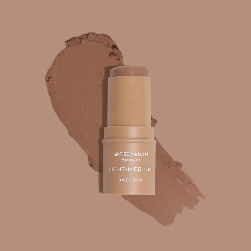 SPF 50 Natural Bronzer: Light-Medium