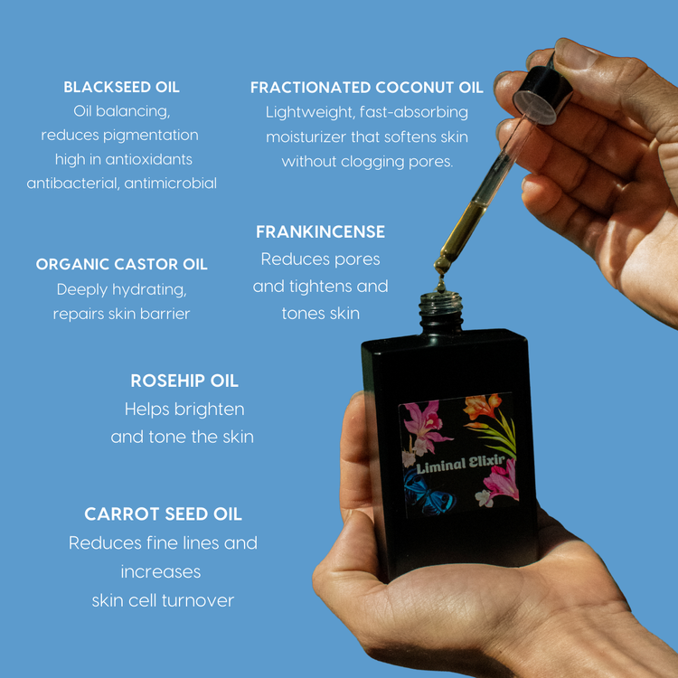 Body Elixir | Castor Oil Botanical Body Oil Australia | Liminal Elixirs ...