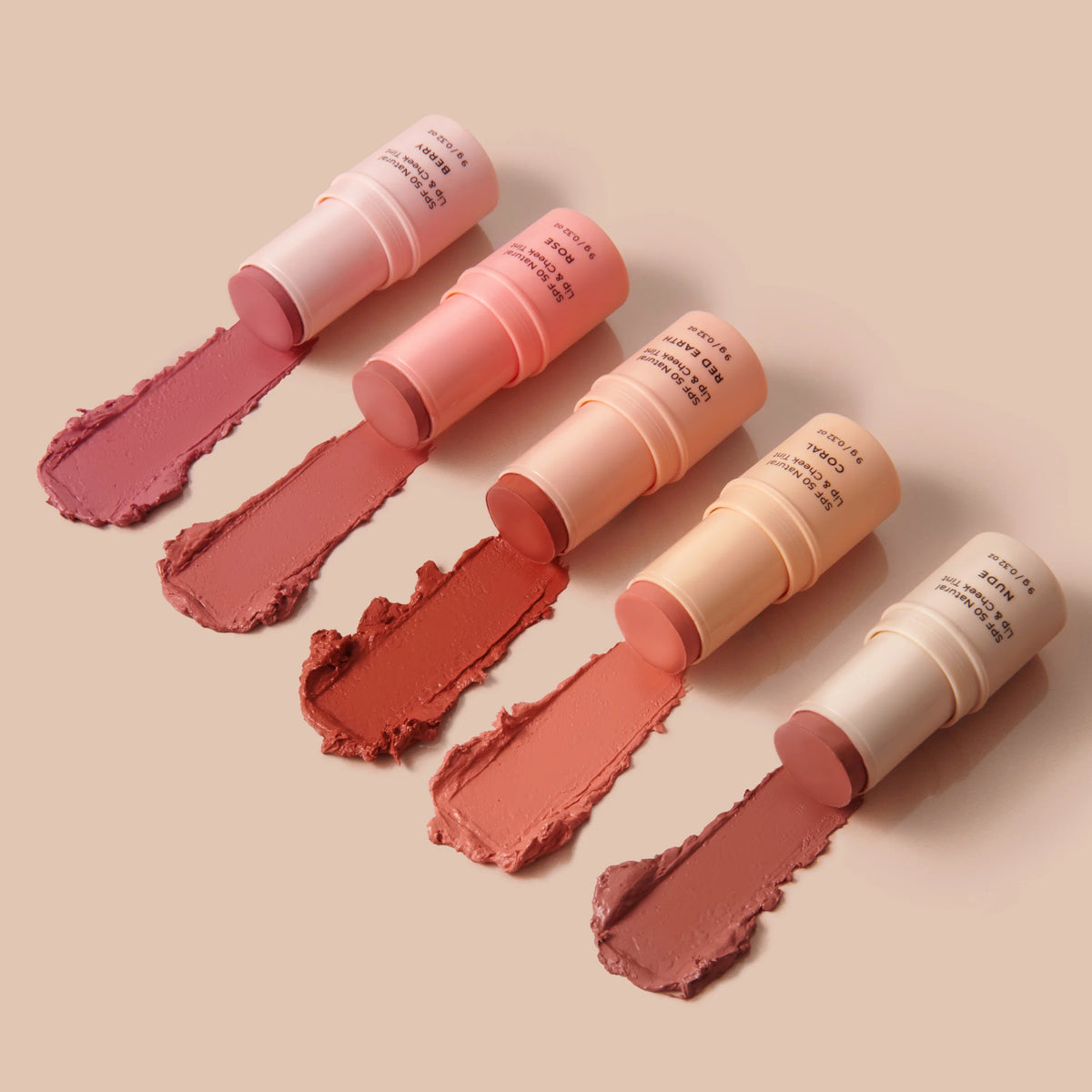 SPF 50 Natural Lip &amp; Cheek Tint - Nude